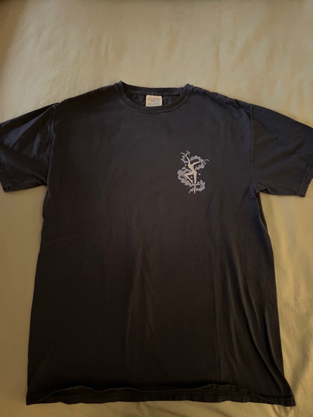 Men's Blue Dave Matthews Short-Sleeve Graphic Crew Tee